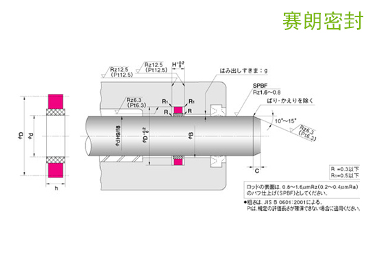 NOK-SPN型活塞杆密封_NOK密封件