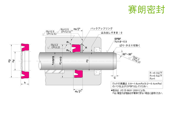 NOK-IUIS型活塞杆密封_NOK密封件